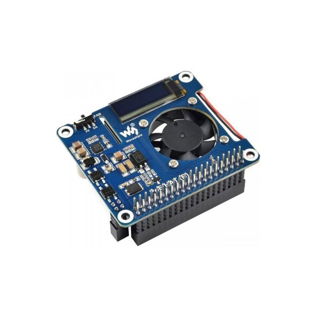 Плата розширення для Мікро ПК Waveshare Плата розширення PoE HAT для Raspberry Pi 4 (WAV-18014)