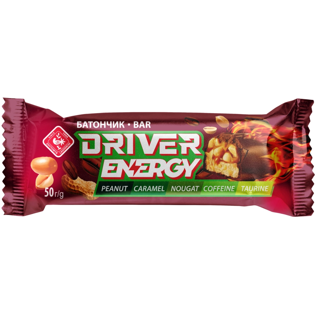 Батончик Житомирські ласощі Driver ENERGY 50 г (4823103009543)