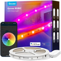 LED strip Govee H612A S With Protective Coating, 5.0m, RGBICW, WI-FI/Bluetooth, white (H612ACD1)