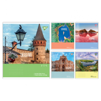 Зошит Yes Ukraine travel А5 96 аркушів лінія (768003)