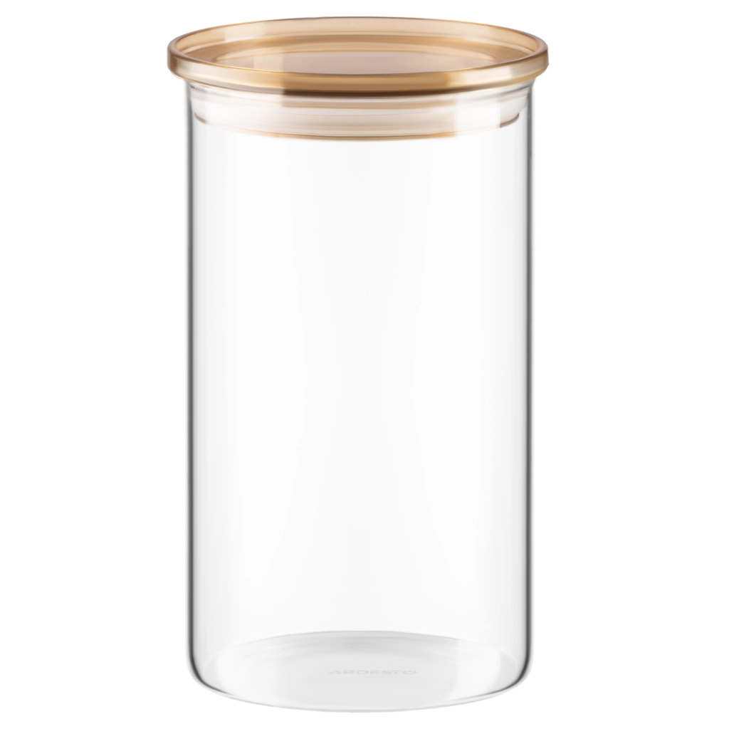 Банка Ardesto Fresh 1100 мл, скло, пластик, прозорий (AR1311SFM)