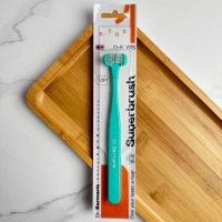 Children's toothbrush Dr. Barman's Superbrush (Dentaco AG), 9603210000, three-sided (from 0-6 years), turquoise (8.121/6)