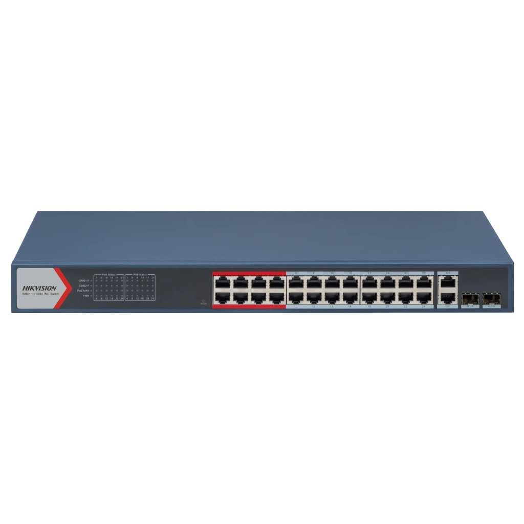Комутатор мережевий Hikvision DS-3E1326P-EI(B) Комутатор мережевий Hikvision DS-3E1326P-EI(B)