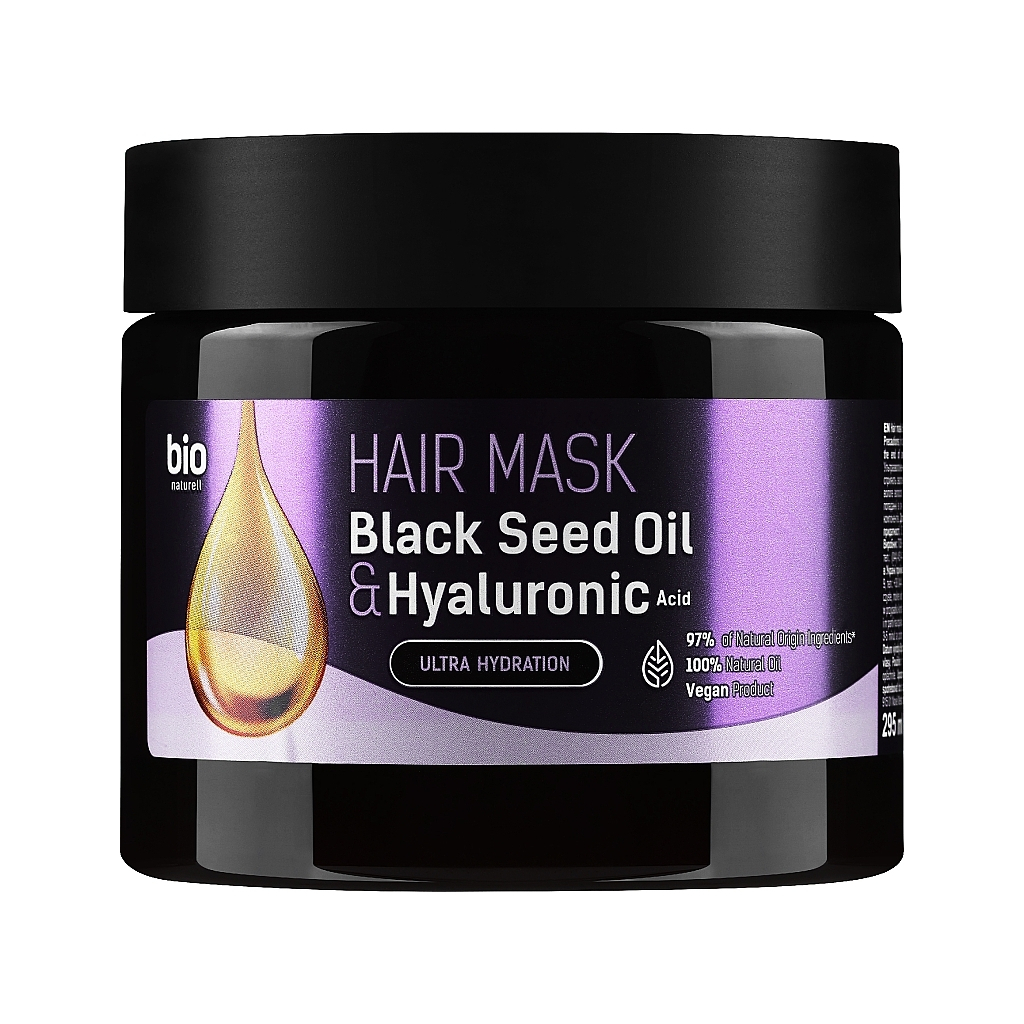 Маска для волосся Bio Naturell Black Seed Oil & Hyaluronic Acid 295 мл (4820168434983)