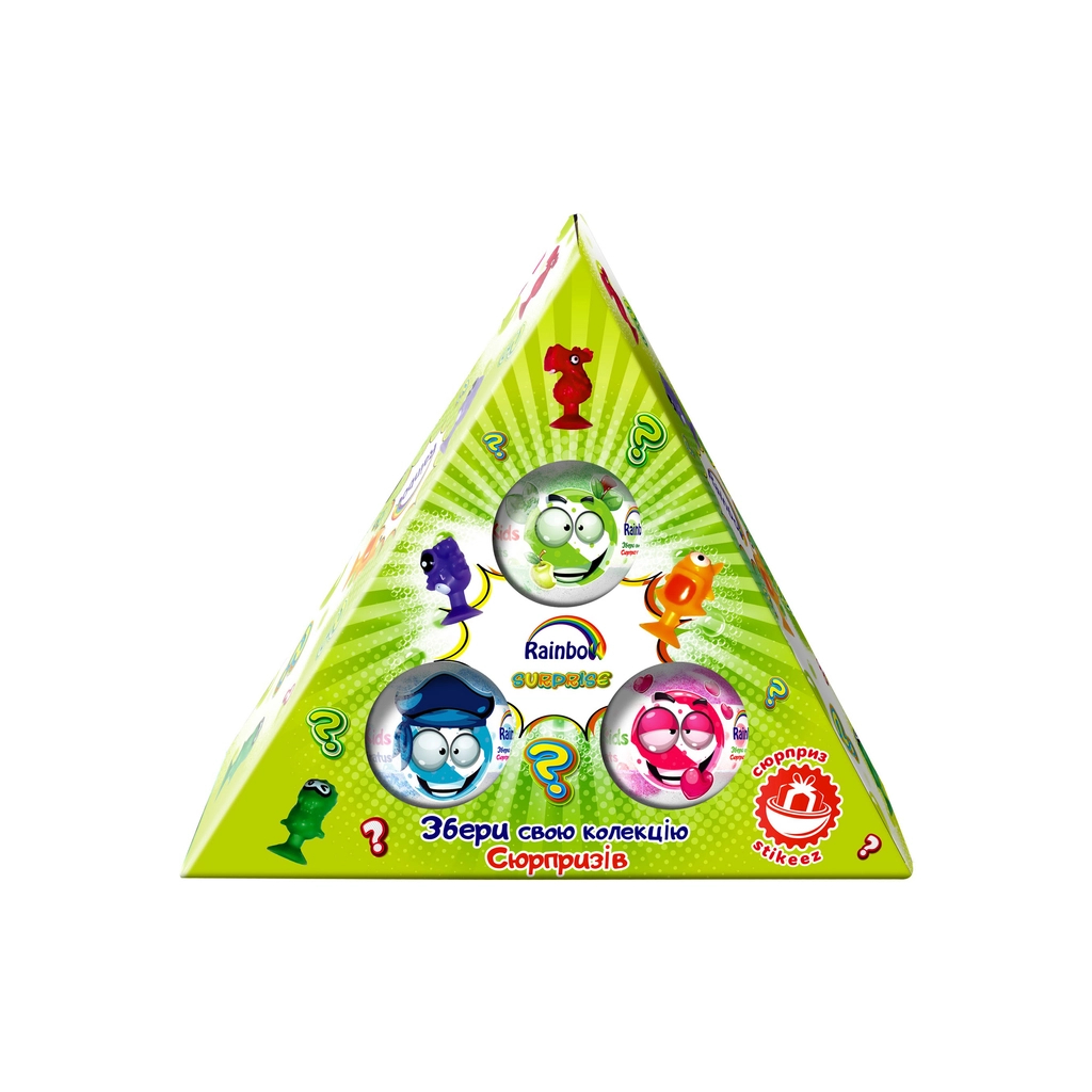 Бомбочка для ванни AquaShine Rainbow Набір з сюрпризом 3 x 100 г (4820240940715)