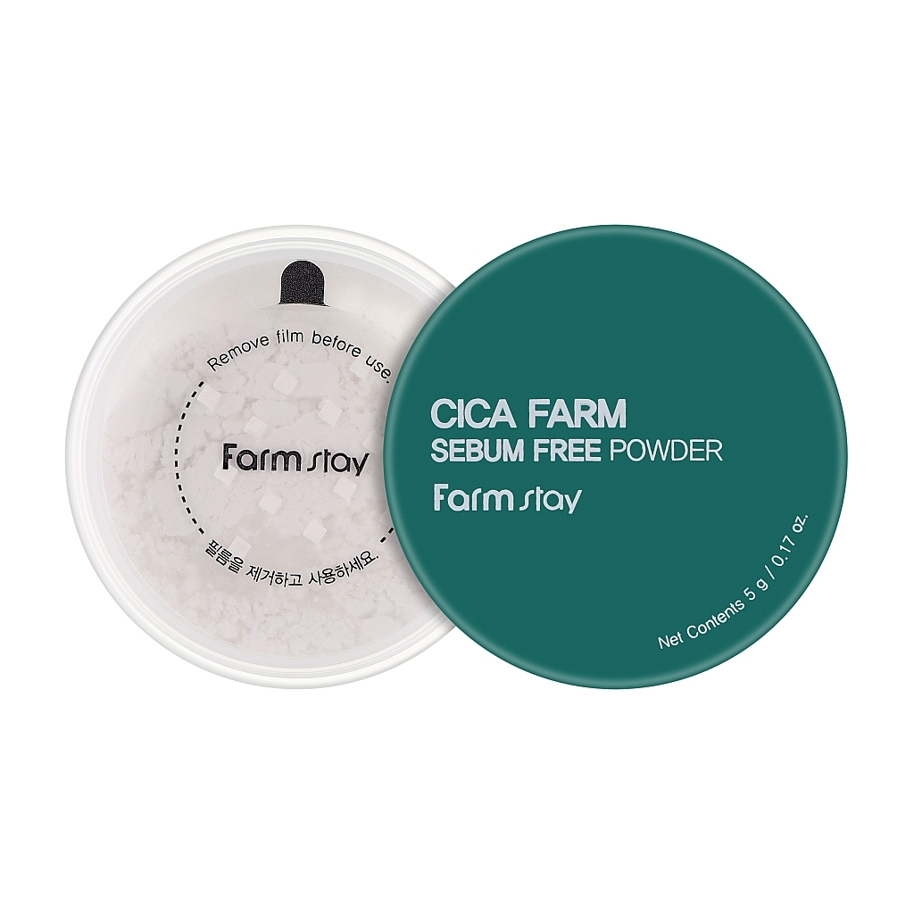 Пудра для обличчя FarmStay Cica Farm Sebum Free Finish Powder 5 г (8809551954723)
