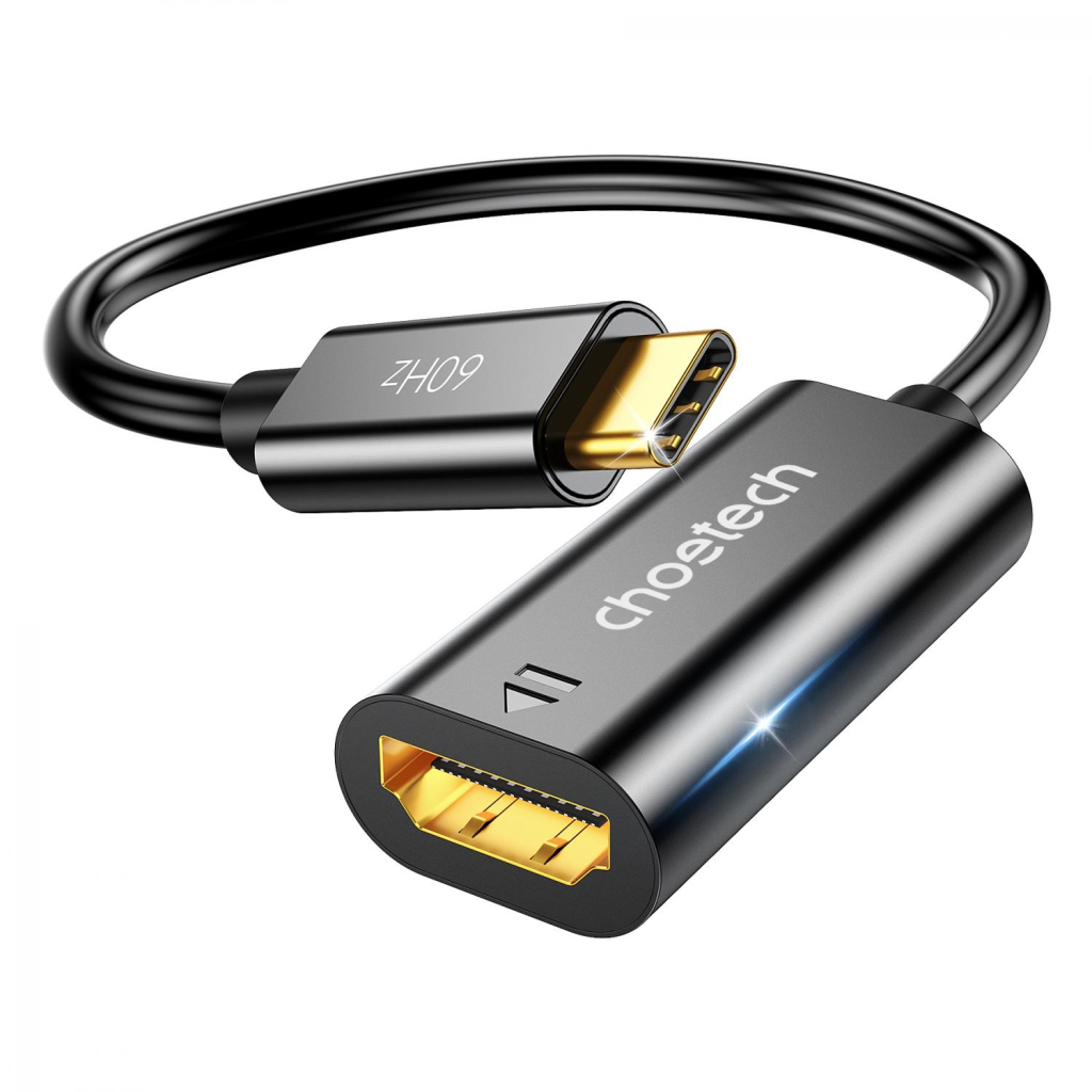 Перехідник USB-C to HDMI black Choetech (HUB-H04) Перехідник USB-C to HDMI black Choetech (HUB-H04)