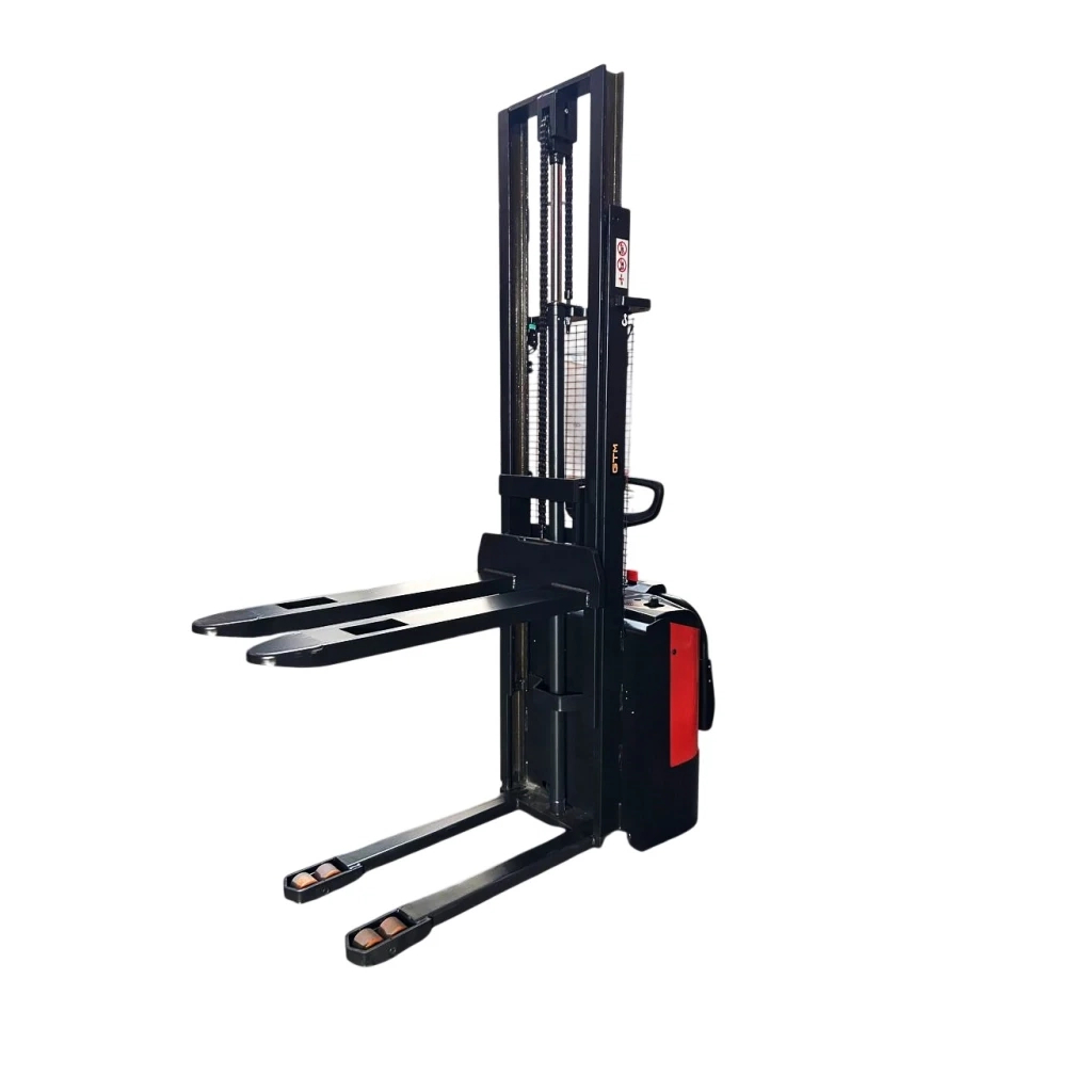 Штабелер GTM електричний самохідний 1,5т/3,6м 2x12В/106Ah з площ. оператора, довж. Вила 1150мм (PSE15-C 3600)