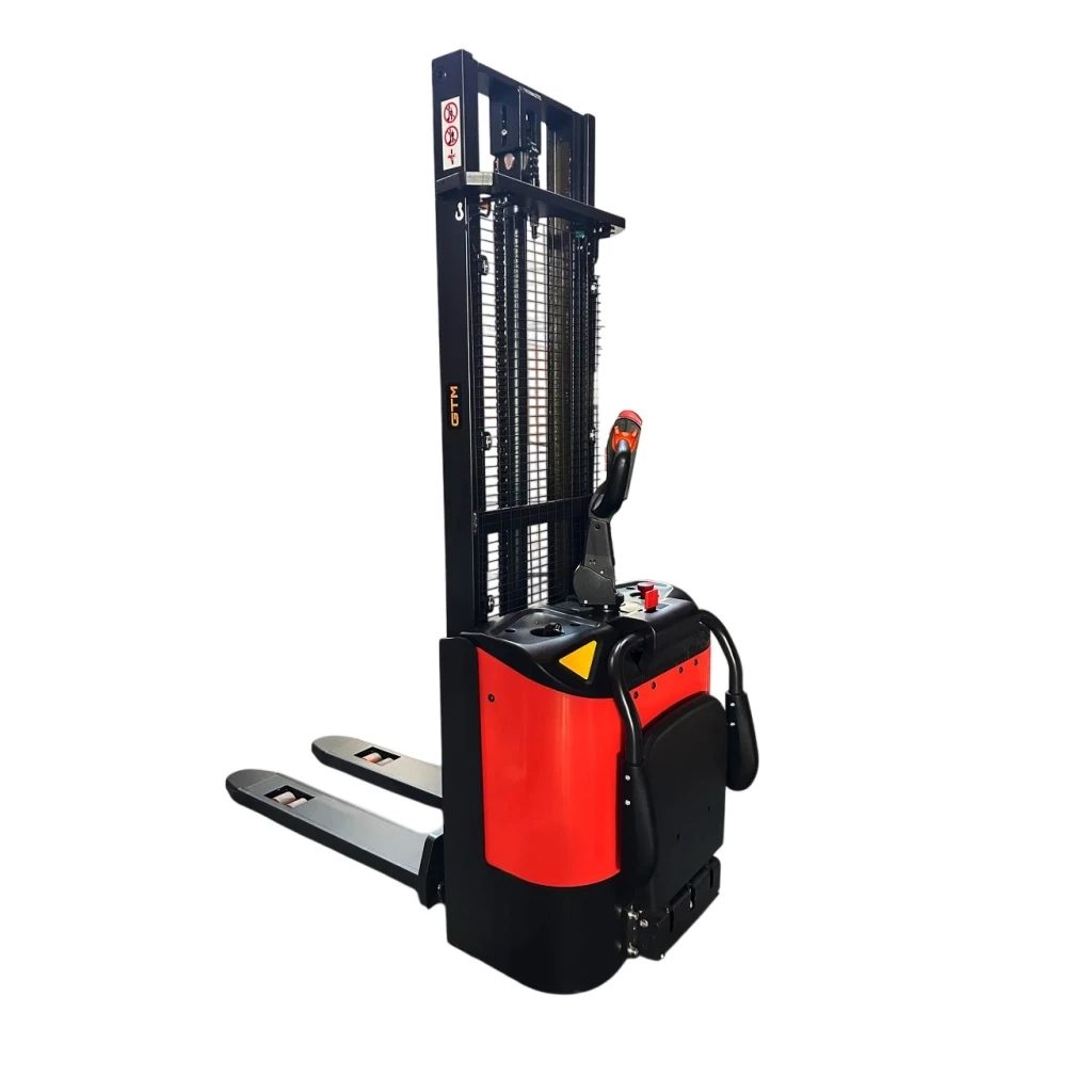 Штабелер GTM електричний самохідний 1,5т/3,6м 2x12В/106Ah з площ. оператора, довж. Вила 1150мм (PSE15-C 3600)
