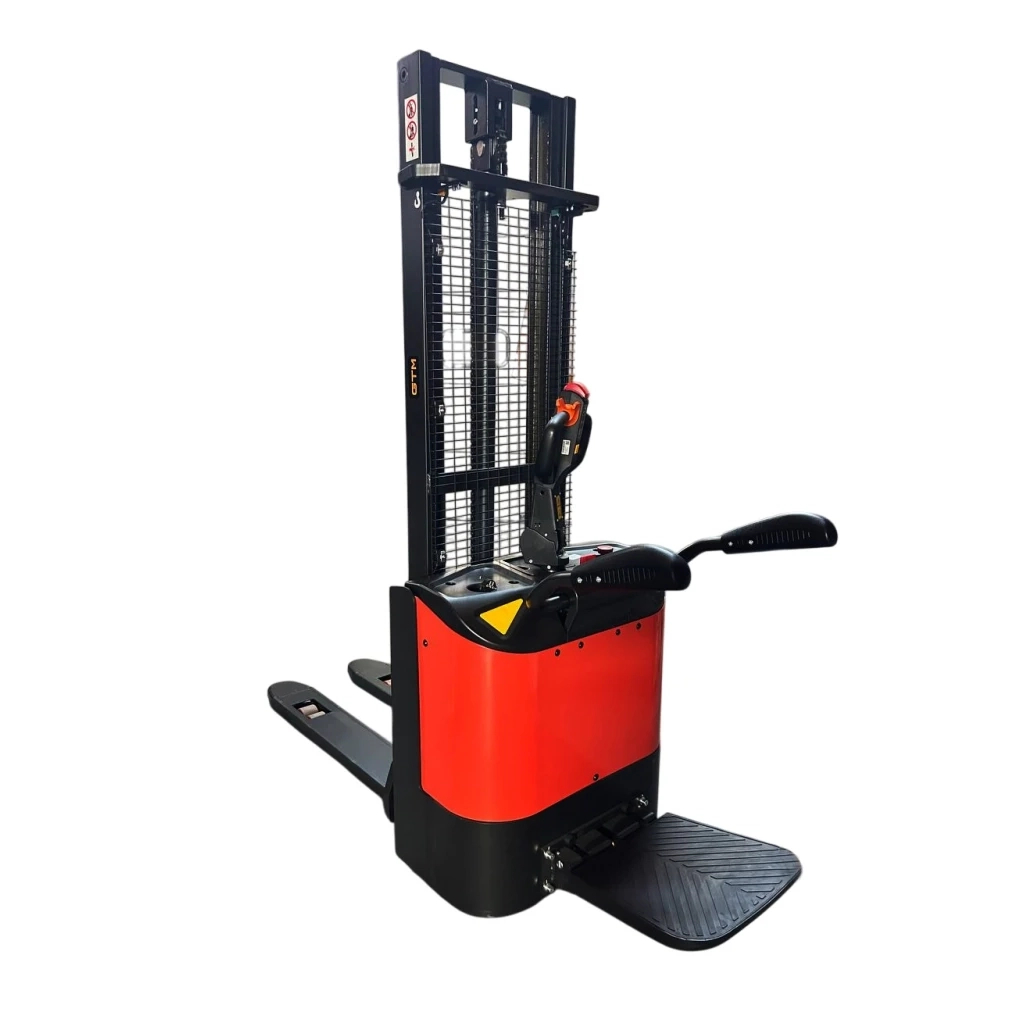 Штабелер GTM електричний самохідний 1,5т/3,6м 2x12В/106Ah з площ. оператора, довж. Вила 1150мм (PSE15-C 3600)