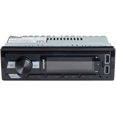 Автомагнітола PULSO RGB, USB, FM, RCA, LCD-дисплей, 4х50 Вт (P110511)