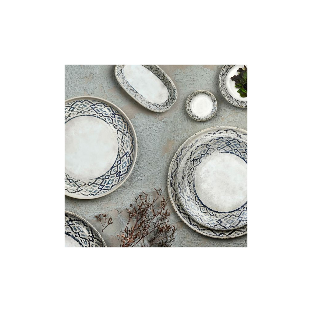 Блюдо By Bone серія "Rug" овальне 19х11 см (RUG-ZT-19-OV)