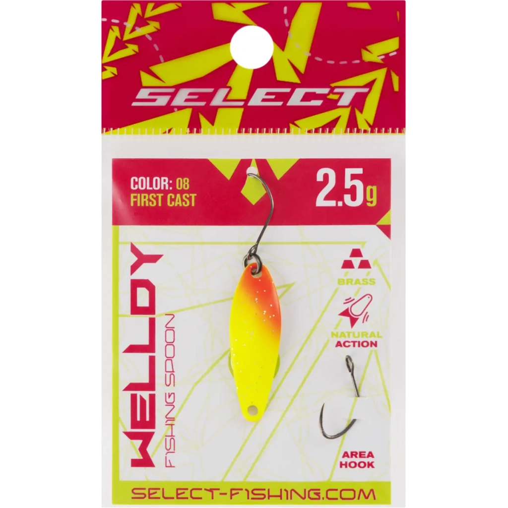 Блешня Select Welldy 2.5g 31mm 08 First Cast (1870.81.05) Блешня Select Welldy 2.5g 31mm 08 First Cast (1870.81.05)