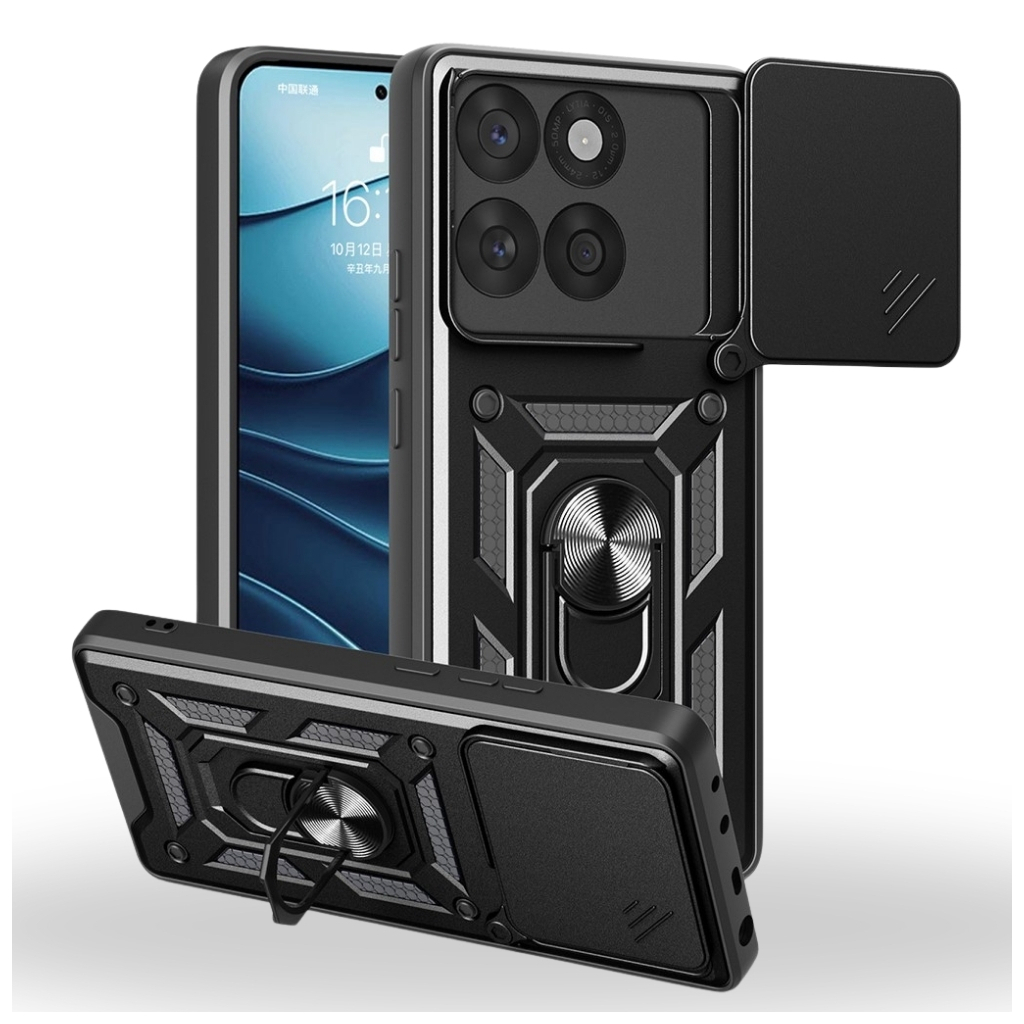 Чохол до мобільного телефона BeCover Military Motorola Edge 60 Fusion Black (715522)