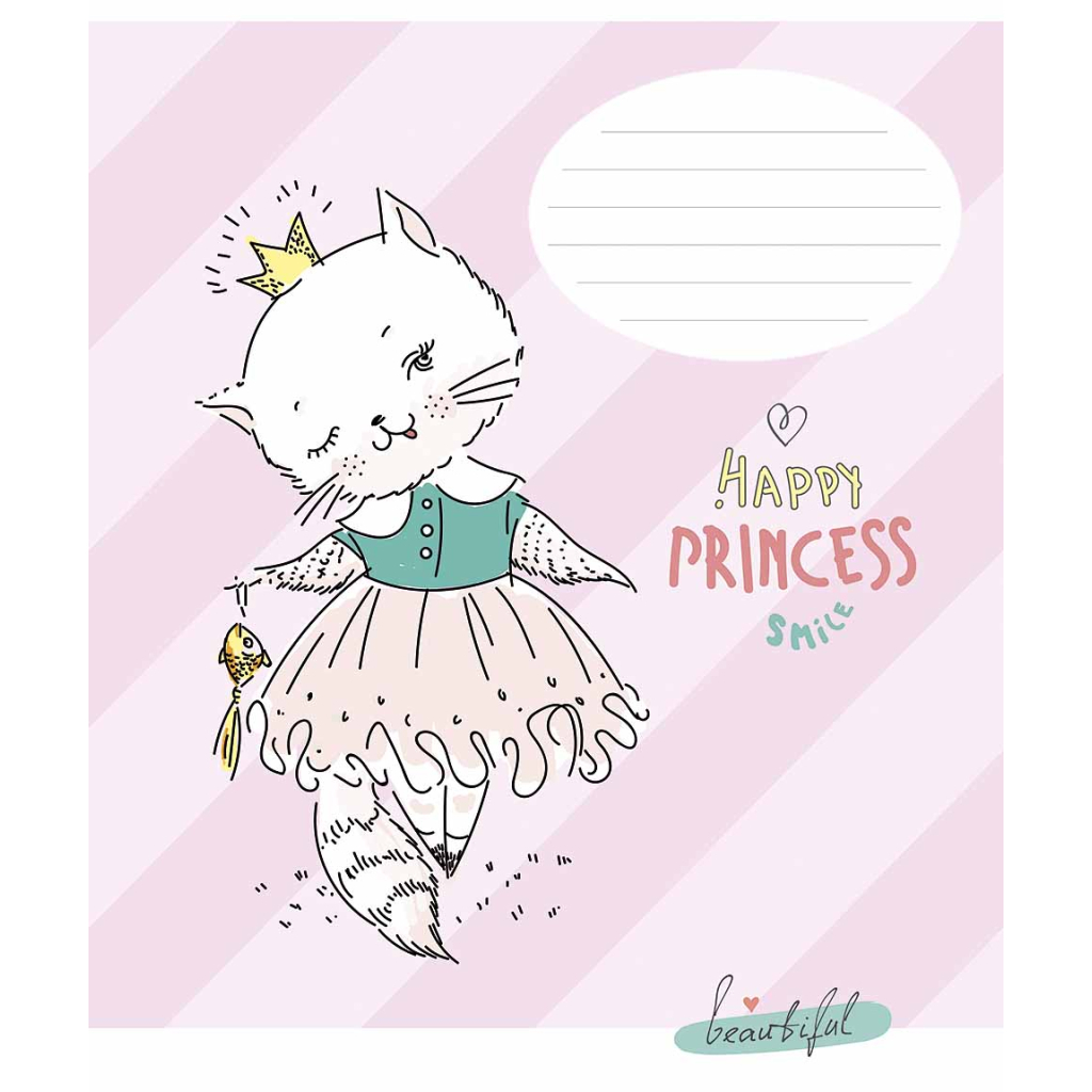 Зошит Школярик Star Happy princess 12 аркушів клітинка (012-3491K) Зошит Школярик Star Happy princess 12 аркушів клітинка (012-3491K)