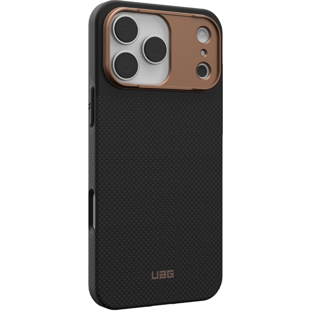Чохол до мобільного телефона UAG iPhone 17 Pro Max Fibr Armr Magsafe Kevlar Graphite/Bronze (114554113985) Чохол до мобільного телефона UAG iPhone 17 Pro Max Fibr Armr Magsafe Kevlar Graphite/Bronze (114554113985)