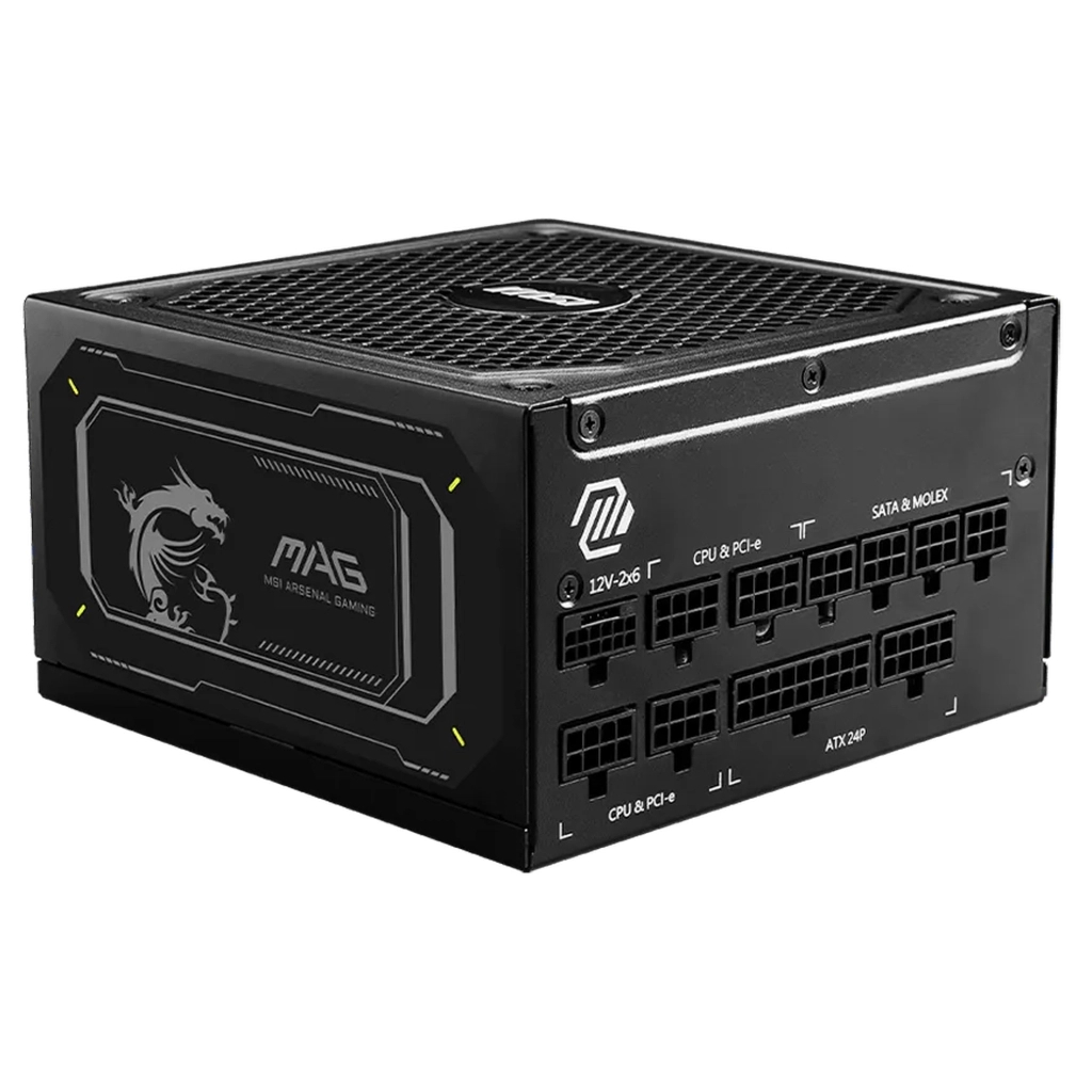 Блок живлення MSI 1000W (MAG A1000GL PCIE5 II)