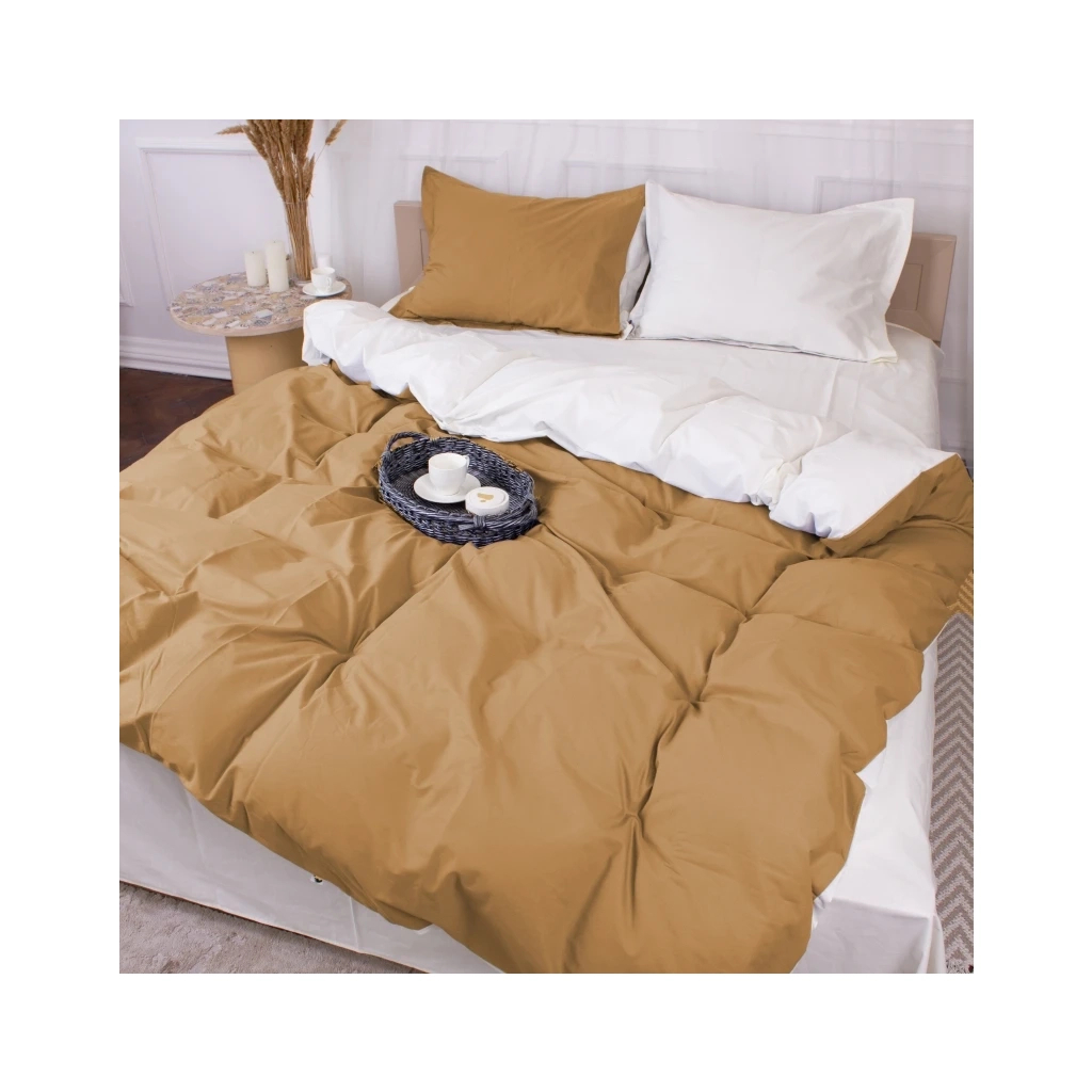 Постільна білизна MirSon Poplin Line 002 + 015 Lorena 143 x 210 (2200006280026)