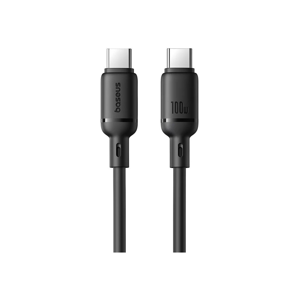 Дата кабель USB-C to USB-C 1.0m 100W black Baseus (P10377704113-00) Дата кабель USB-C to USB-C 1.0m 100W black Baseus (P10377704113-00)
