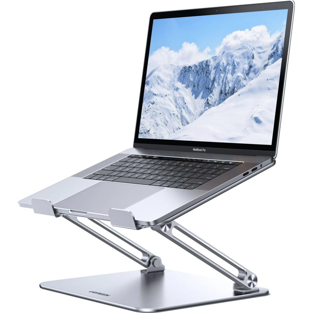 Підставка до ноутбука Ugreen LP966 Laptop Stand Adjustable Angle/Heigh & Foldable Sliver (95187)