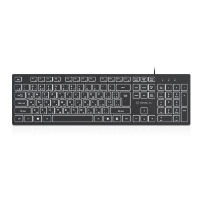 Клавіатура REAL-EL RK-7050 USB Black (EL123100054)