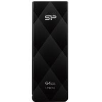 USB флеш накопичувач Silicon Power 64Gb BLAZE B20 black USB3.0 (SP064GBUF3B20V1K)