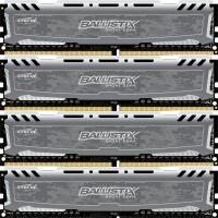 Модуль пам'яті для комп'ютера DDR4 32GB (4x8GB) 2400 MHz Ballistix Sport Micron (BLS4C8G4D240FSB)