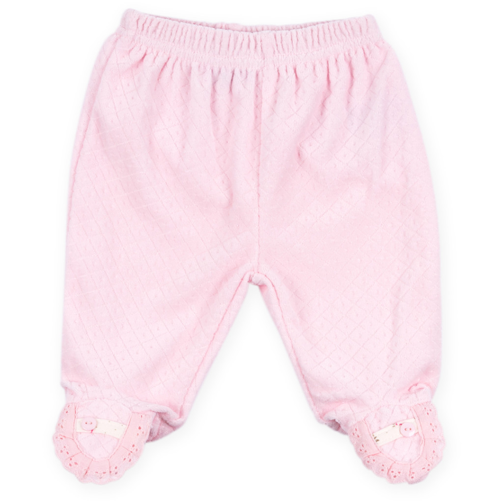 Набір дитячого одягу Luvena Fortuna велюровий рожевий з кроликом (EP6149.3-6)