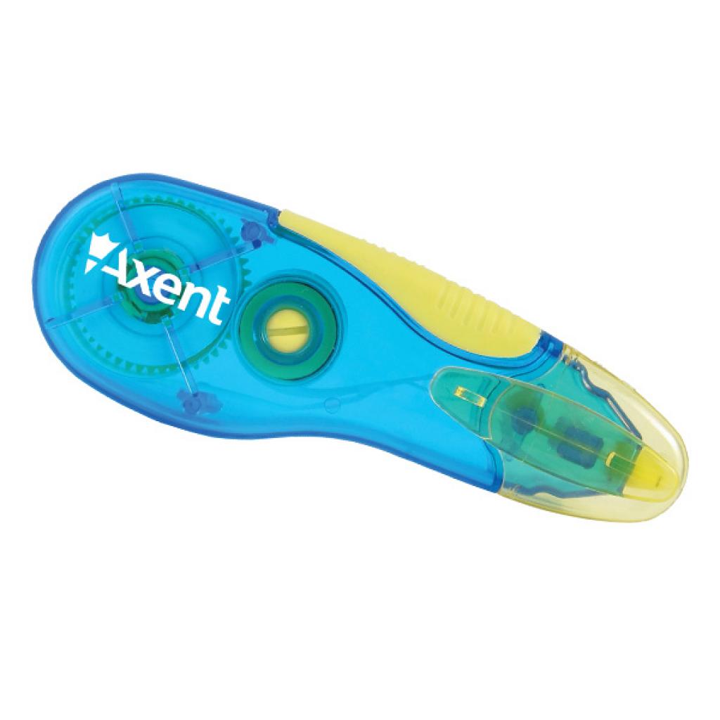 Коректор Axent tape 5мм * 5м, blue-yellow (7006-01-А) Коректор Axent tape 5мм * 5м, blue-yellow (7006-01-А)