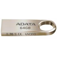 USB флеш накопичувач ADATA 64GB UV310 Golden USB 3.1 (AUV310-64G-RGD)