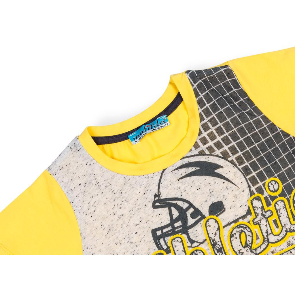Піжама дитяча Matilda "ATHLETIC" (8778-122B-yellow)