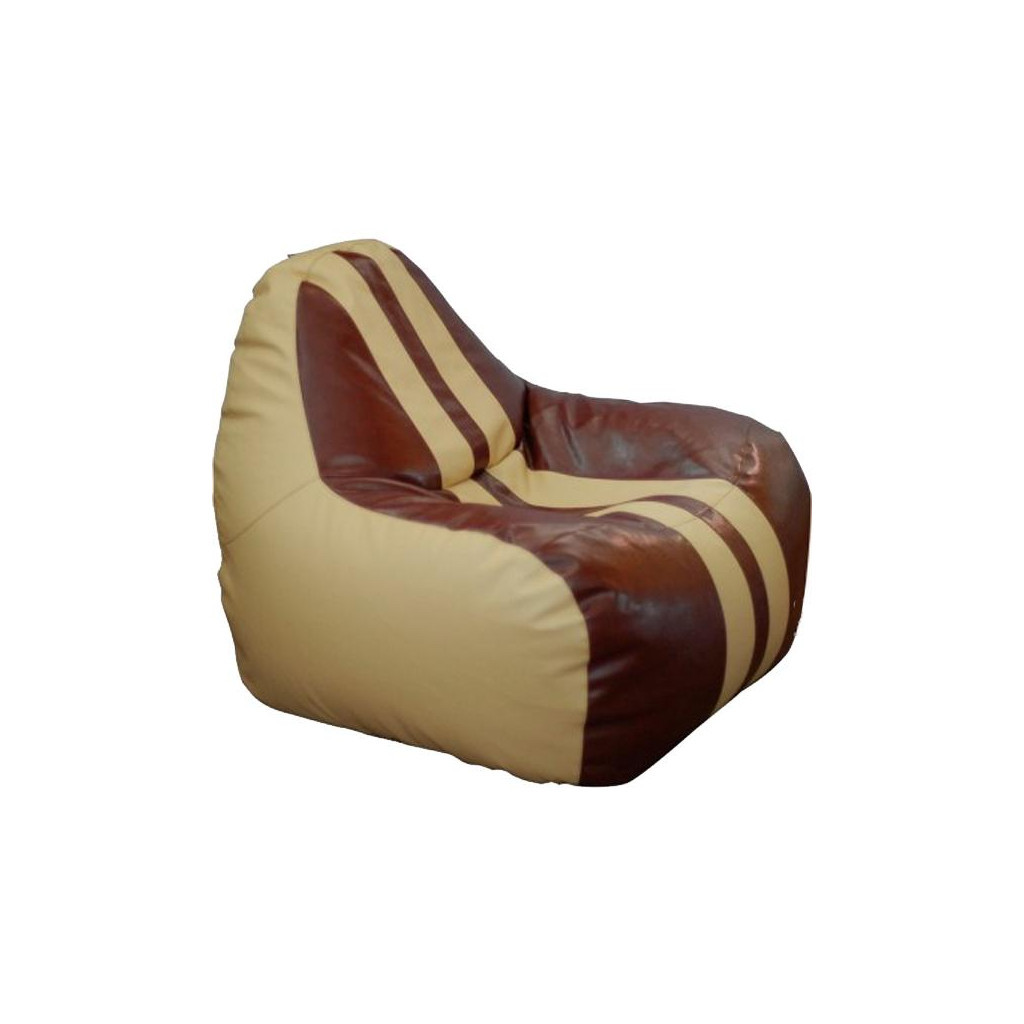 Крісло-мішок Примтекс плюс кресло-груша Simba Sport H-2201/H-002 S Beige-Brown (Simba Sport H-2201/H-002 S)