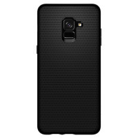 Чохол до мобільного телефона Spigen Galaxy A8+ (2018) Liquid Air Matte Black (591CS22757)