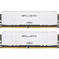 Модуль пам'яті для комп'ютера DDR4 32GB (2x16GB) 3000 MHz Ballistix White Micron (BL2K16G30C15U4W)