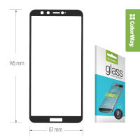 Скло захисне ColorWay 9H FC glue ColorWay Huawei Honor 9 Lite black (CW-GSFGH9L-BK)