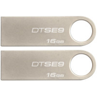 USB флеш накопичувач Kingston 2x16GB DataTraveler SE9 USB 2.0 (DTSE9H/16GB-2P)