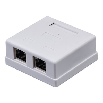 Network socket RJ45 x2 STP 5e Kingda (KD-WP6037-C5e)
