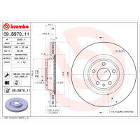 Brake disc Brembo 09.B970.11