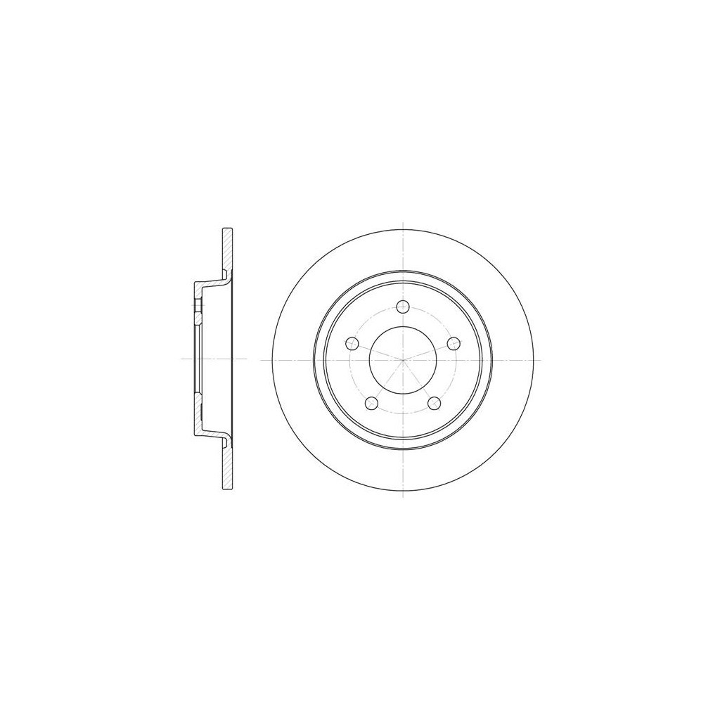 Гальмівний диск REMSA 6880.00