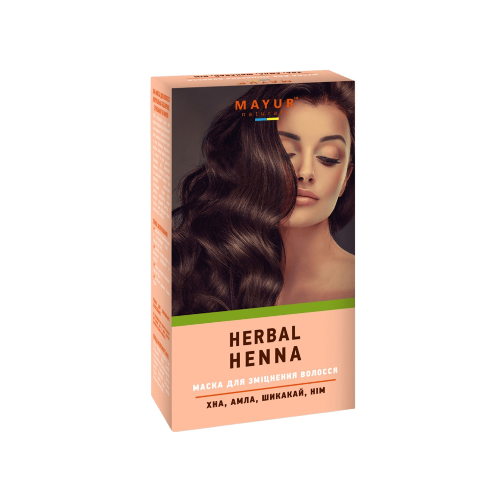 Хна Mayur натуральна Безбарвна з травами 25 г (4820230950564)