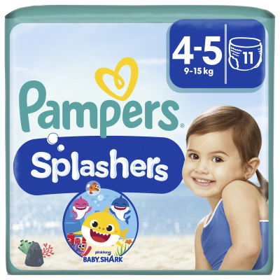 Підгузки Pampers для плавання Splashers Розмір 4-5 (9-15 кг) 11 шт (8001090698384)