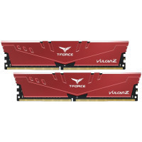 Модуль пам'яті для комп'ютера DDR4 32GB (2x16GB) 3200 MHz T-Force Vulcan Z Red Team (TLZRD432G3200HC16CDC01)