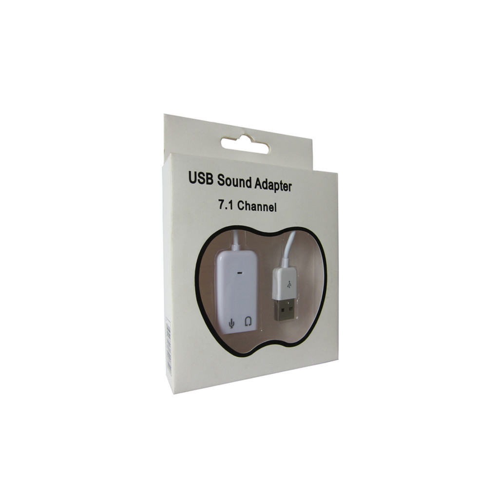Звукова плата Dynamode USB 8(7.1) каналов 3D RTL (USB-SOUND7-WHITE)