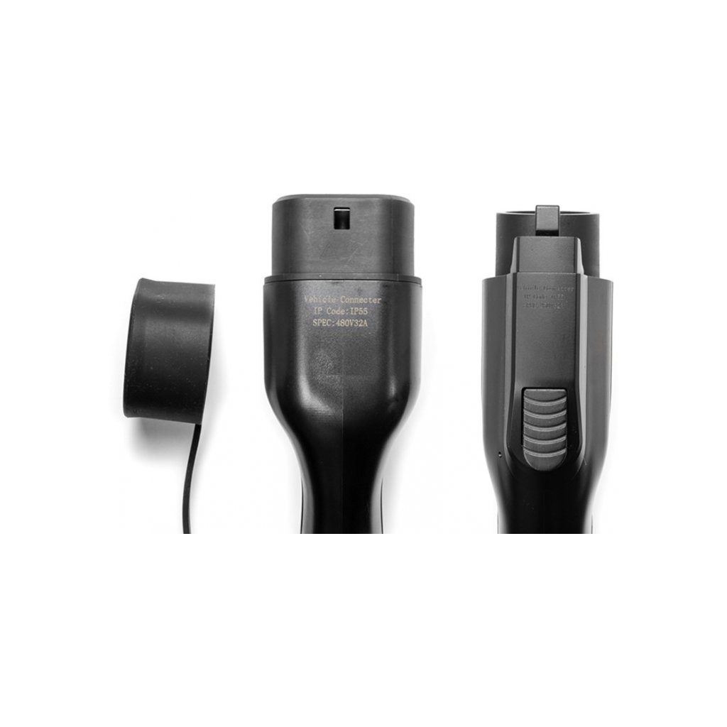 Зарядний кабель для електромобіля HiSmart Type 1 - Type 2, 32A, 7.2кВт, 1 фазный, 5м (EV200009)