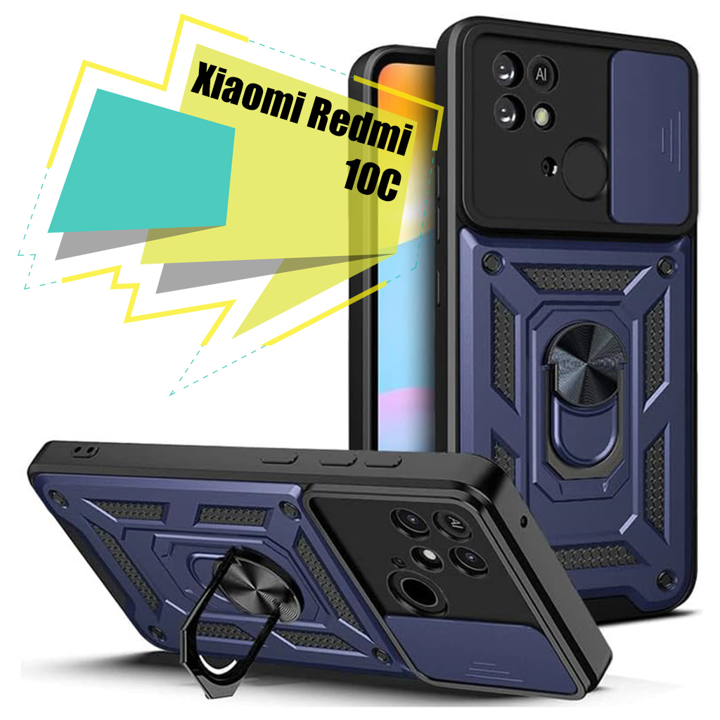 Чохол до мобільного телефона BeCover Military Xiaomi Redmi 10C Blue (707426) Чохол до мобільного телефона BeCover Military Xiaomi Redmi 10C Blue (707426)