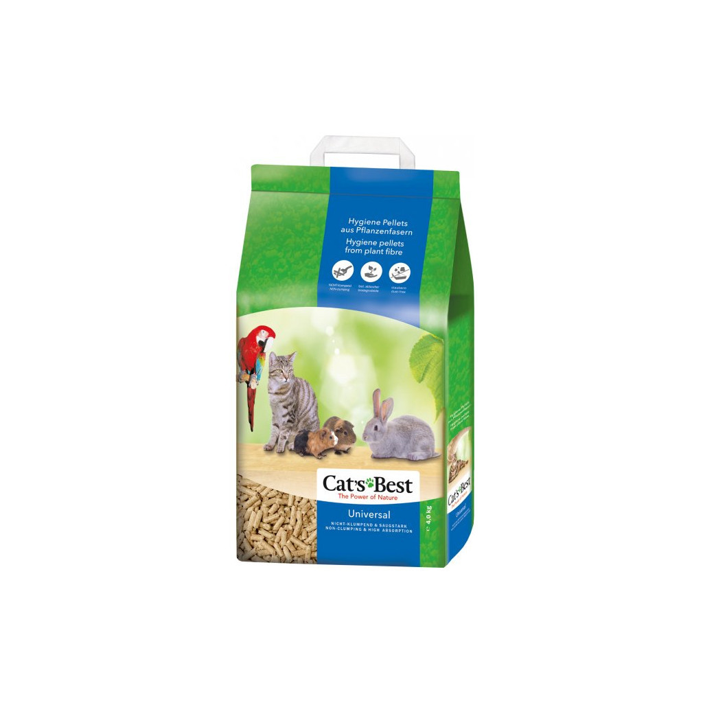 Наповнювач для туалету Cats Best Universal Деревний 4 кг (7 л) (4002973000625) Наповнювач для туалету Cats Best Universal Деревний 4 кг (7 л) (4002973000625)