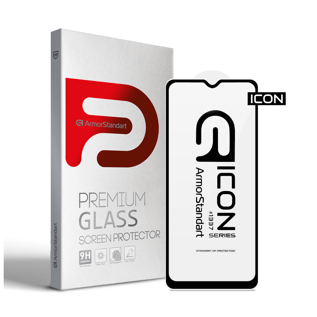 Скло захисне Armorstandart Icon Xiaomi Redmi 10C / 12C Black (ARM61296) Скло захисне Armorstandart Icon Xiaomi Redmi 10C / 12C Black (ARM61296)