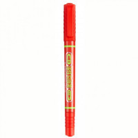 Baoke marker waterproof 0.5-2 mm, double-sided red 12 pcs (MARK-PER-BAO2915R-12)