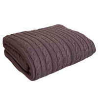 Plaid Provence Exclusive Nature 140x180 Chocolate (4823093440326)