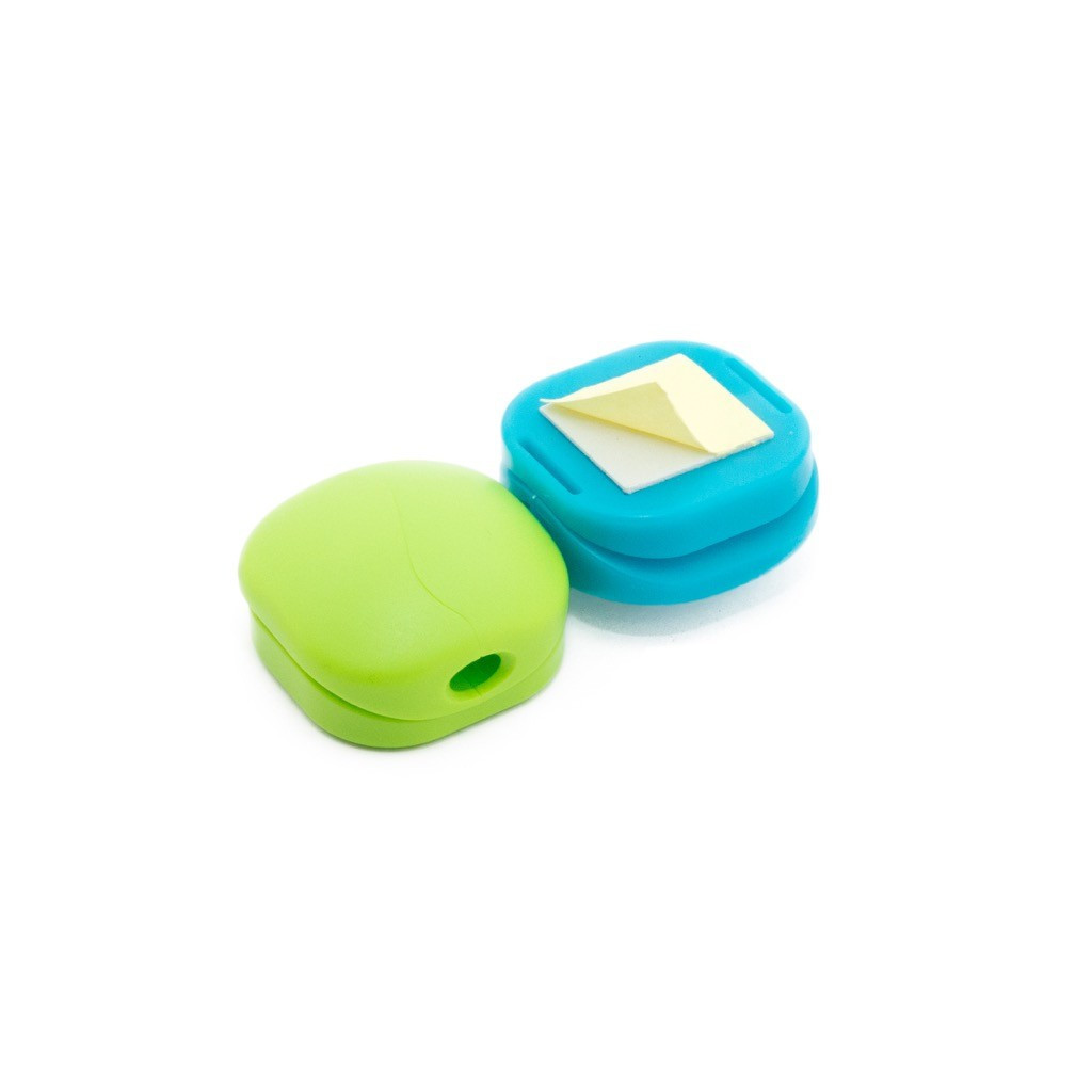 Тримач для кабелю Extradigital CC-950 Cable Clips, Green/Blue (KBC1714)